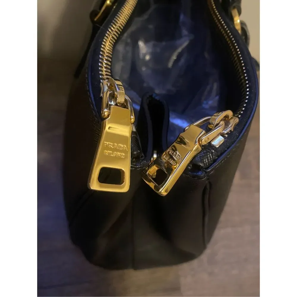 Prada Black Tote with Gold Details - Picture 7 of 16